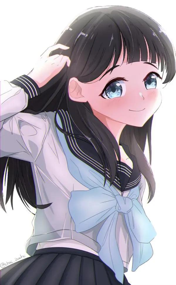 明日酱的水手服是一部治愈而又美好的宝藏番，不看你就亏了！