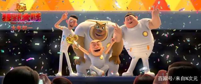 熊出没贺岁档：光头强领悟变身，和熊大熊二一起夺冠狂野大陆