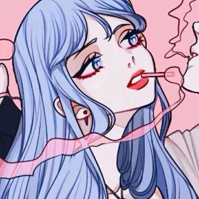 超酷的二次元动漫女生头像，最后你还是跟别人沧海桑田了！