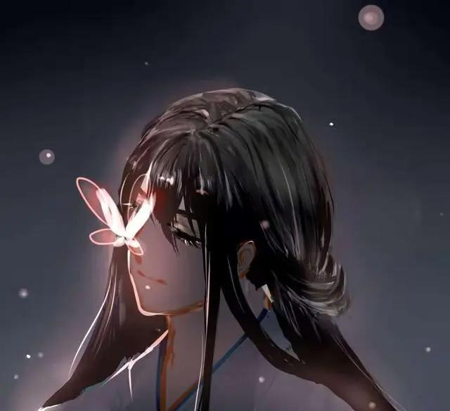 魔道祖师动漫情侣头像，唯美的爱情，是背后沧海桑田的故事！