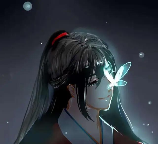 魔道祖师动漫情侣头像，唯美的爱情，是背后沧海桑田的故事！