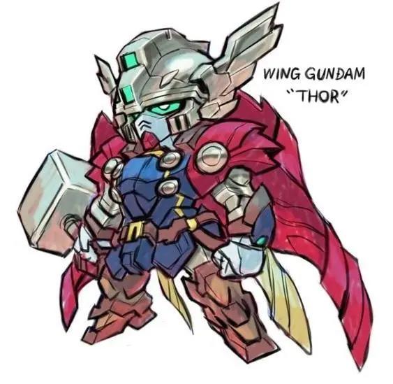 当漫威英雄和高达结合：绿巨人变钢铁巨人，黑寡妇变最丑女英雄？