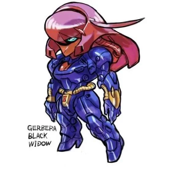 当漫威英雄和高达结合：绿巨人变钢铁巨人，黑寡妇变最丑女英雄？