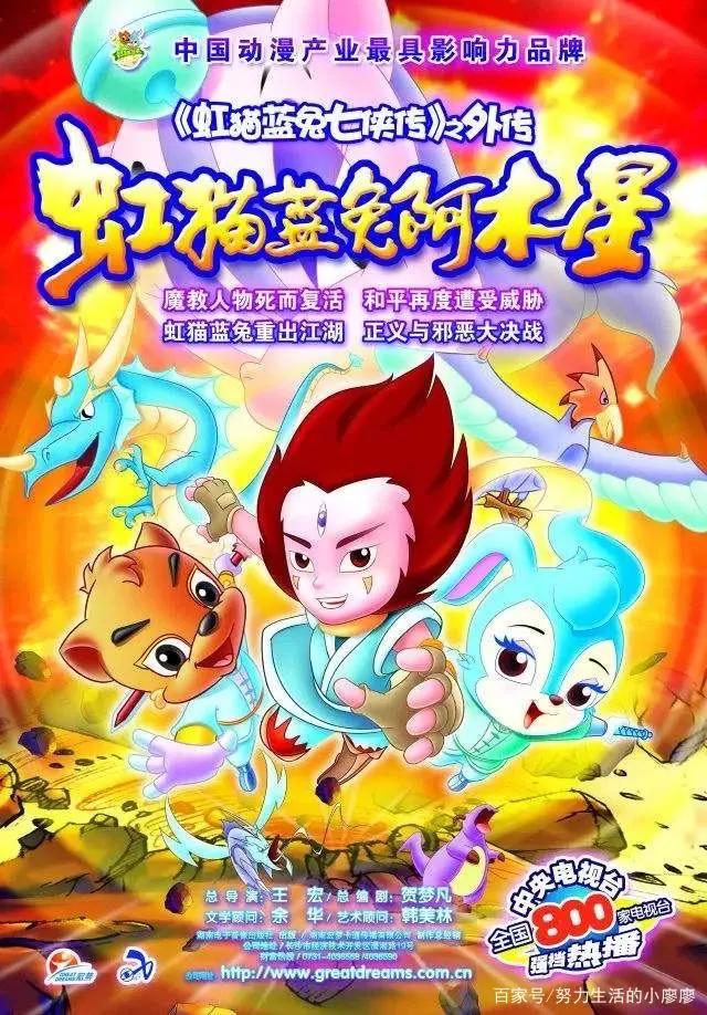 最喜欢的动漫：第四部《虹猫蓝兔系列》