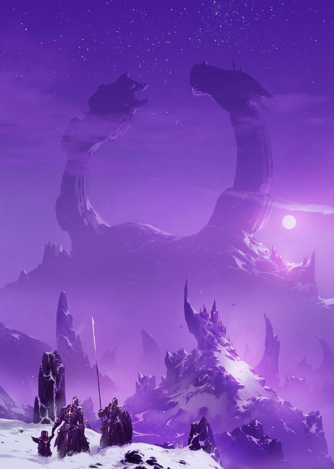 异星魔兽角色概念场景手绘，挥笔轻松自如不受限于细节刻画