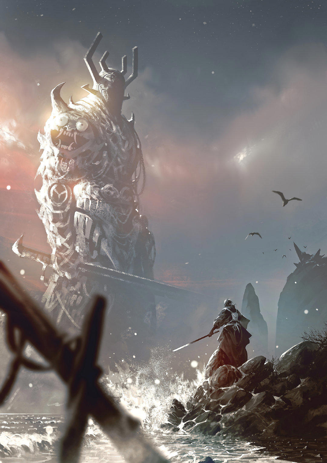 异星魔兽角色概念场景手绘，挥笔轻松自如不受限于细节刻画