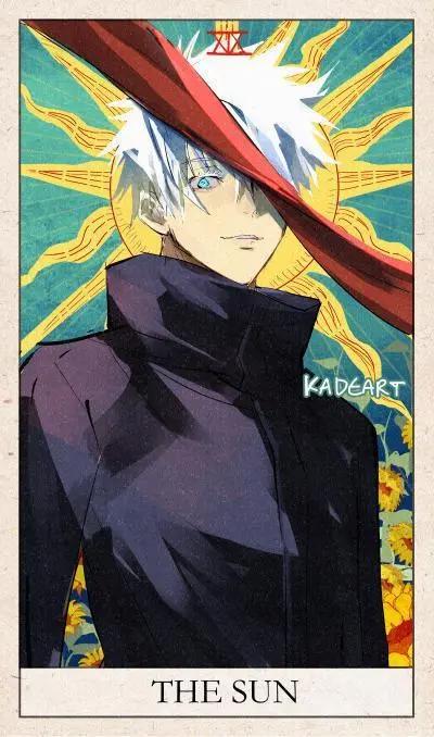 当《咒术回战》遇上塔罗牌，五条悟代表太阳，你最想抽到哪张牌？