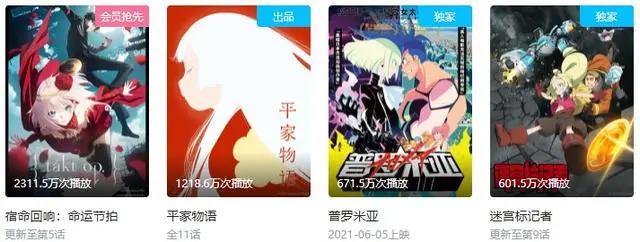 十月新番即将完结，实际表现如何？小破站播放破千万的只有9部