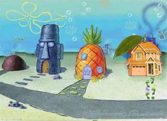 动漫中的房子，龙猫住草屋，派大星住石头缝，唯有村长家最豪华！