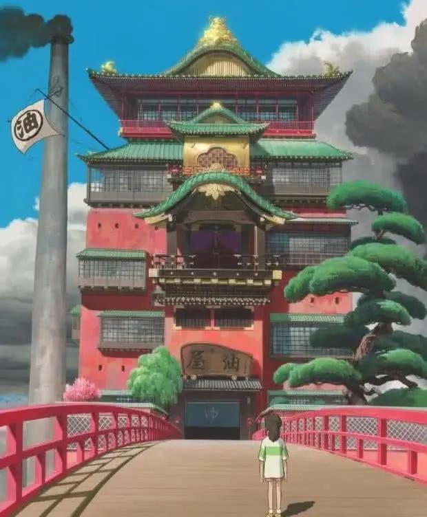 宫崎骏里最好看的5个房子，汤屋太豪华，移动城堡都比不过图5