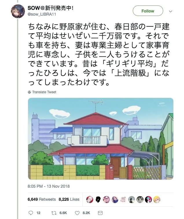 日本动漫人物房产价值计算：原来大家都是土豪！