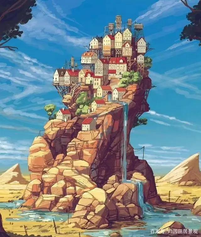动漫中的家园，一栋房子藏着一个梦！
