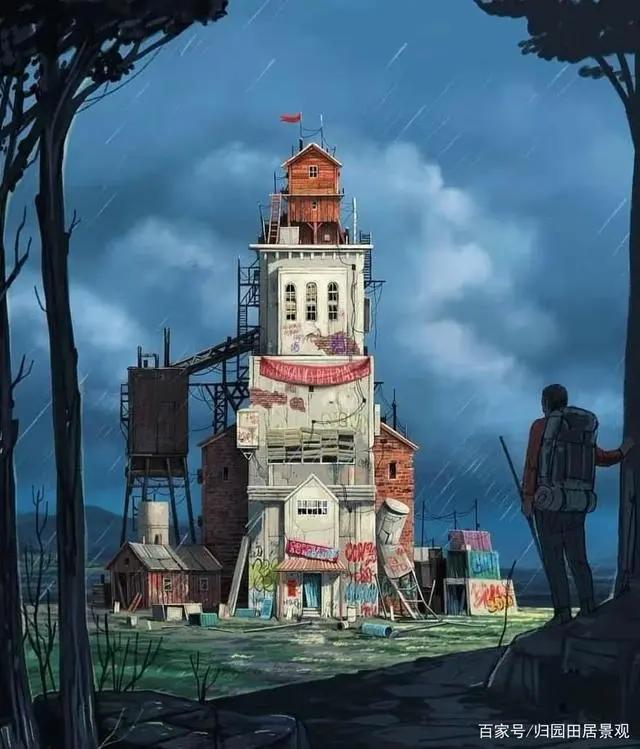 动漫中的家园，一栋房子藏着一个梦！