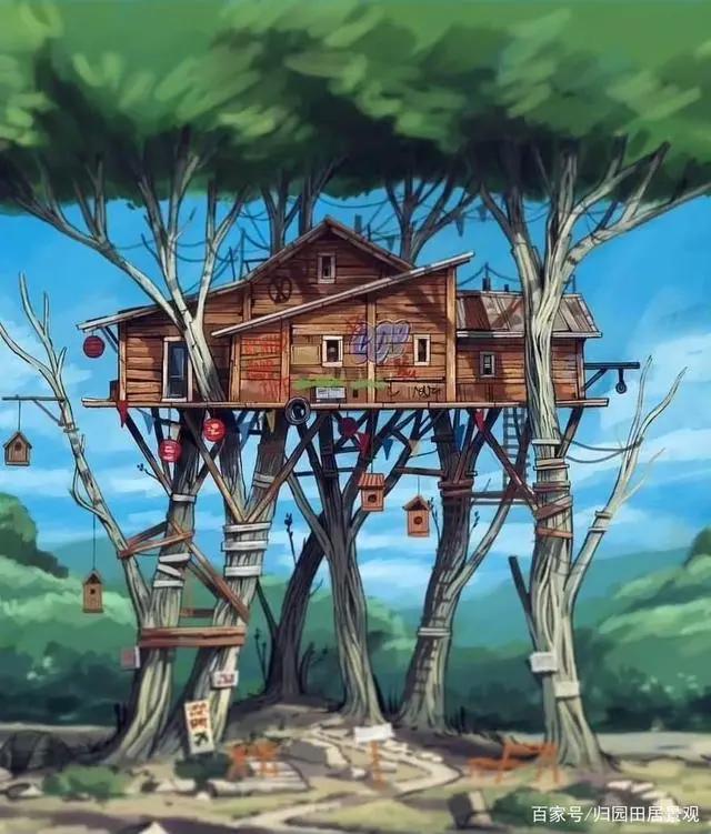 动漫中的家园，一栋房子藏着一个梦！
