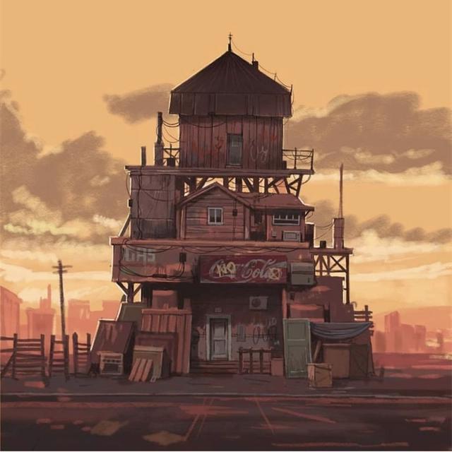 动漫中的房子都很有特色，不仅造型古灵精怪，连选址都别具一格