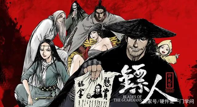 国产热门武侠动漫定制，68%小配列，黑爵镖人机械键盘开箱体验