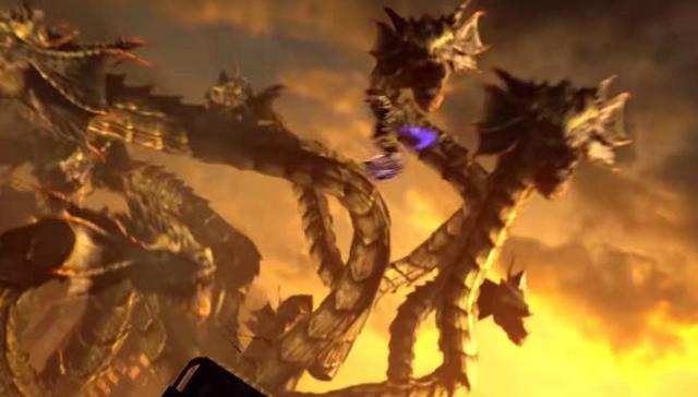 很多人以为九头蛇龙是官方原创，其实并不是，只是它死法太过奇葩