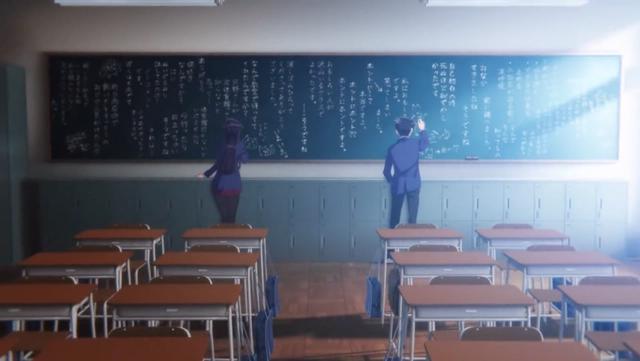 女主不敢开口说话，只能靠写字与男主交流，这部十月新番有点甜