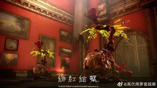 《绯红结系》怪物截图有机物与无机物融合，充满异常感