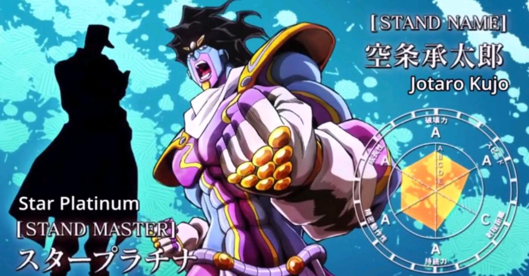 JOJO系列：最强替身大盘点，承太郎第2，第一面板属性无上限