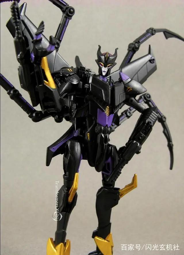 变形金刚动漫人物：《领袖之证》霸天虎的脱离者-蜘蛛黑寡妇