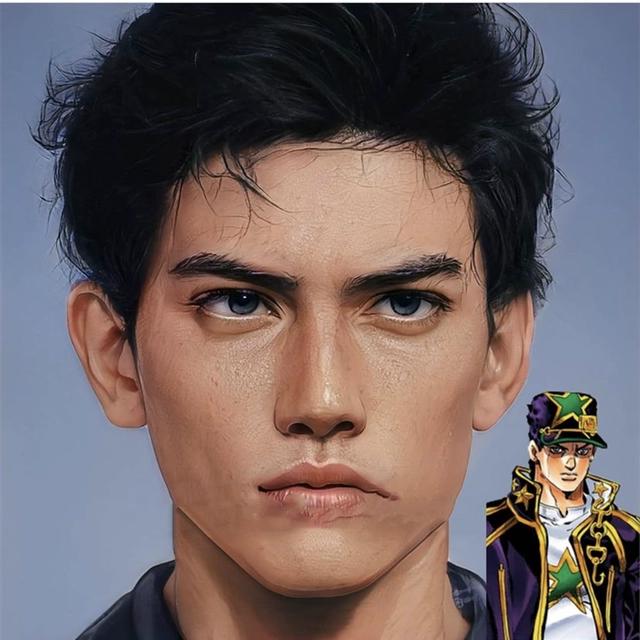 《JOJO的奇妙冒险》石之海真人画风，主角团队颜值提高可还是挂了