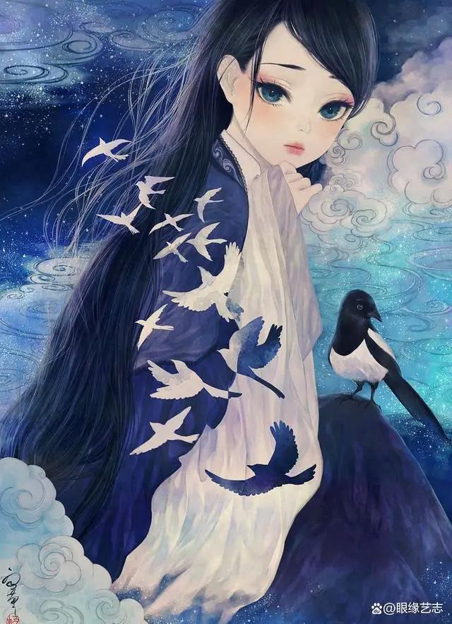 当中国元素碰上日式二次元：日本插画师丑山雨的“次元美人画”