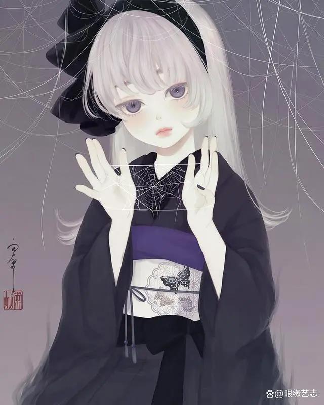 当中国元素碰上日式二次元：日本插画师丑山雨的“次元美人画”