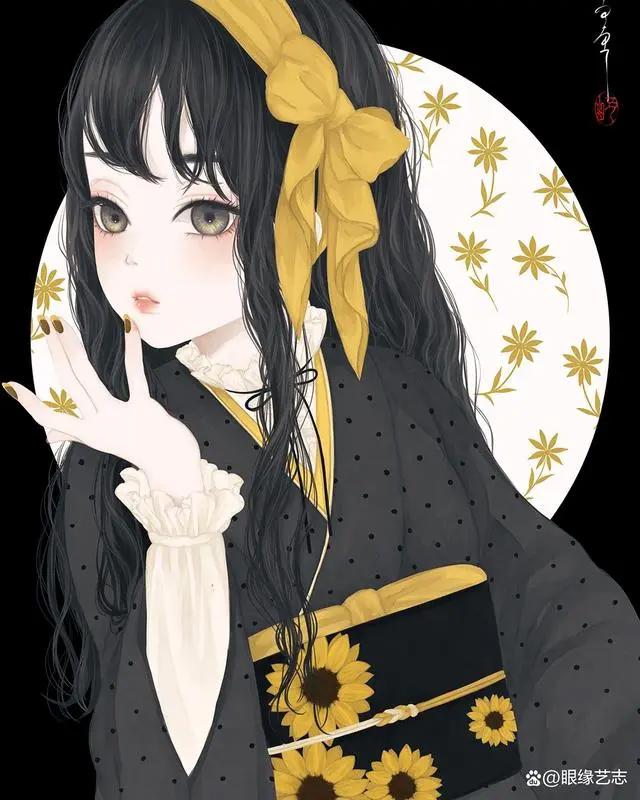 当中国元素碰上日式二次元：日本插画师丑山雨的“次元美人画”