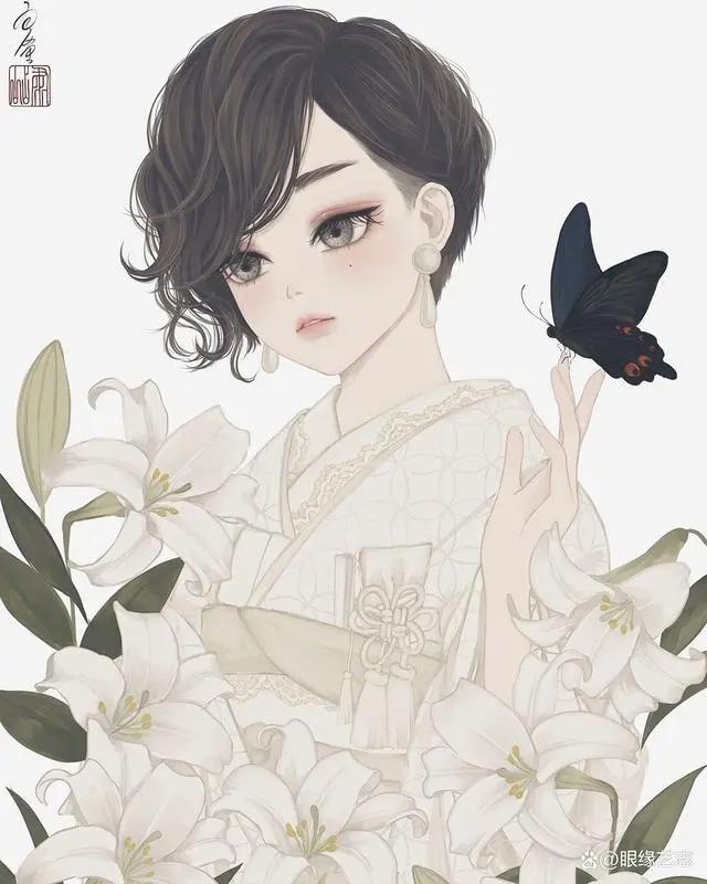 当中国元素碰上日式二次元：日本插画师丑山雨的“次元美人画”