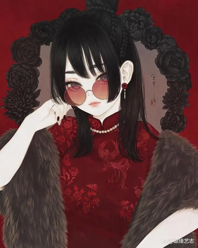 当中国元素碰上日式二次元：日本插画师丑山雨的“次元美人画”