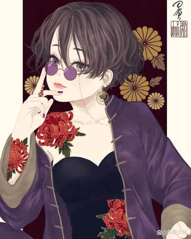 当中国元素碰上日式二次元：日本插画师丑山雨的“次元美人画”