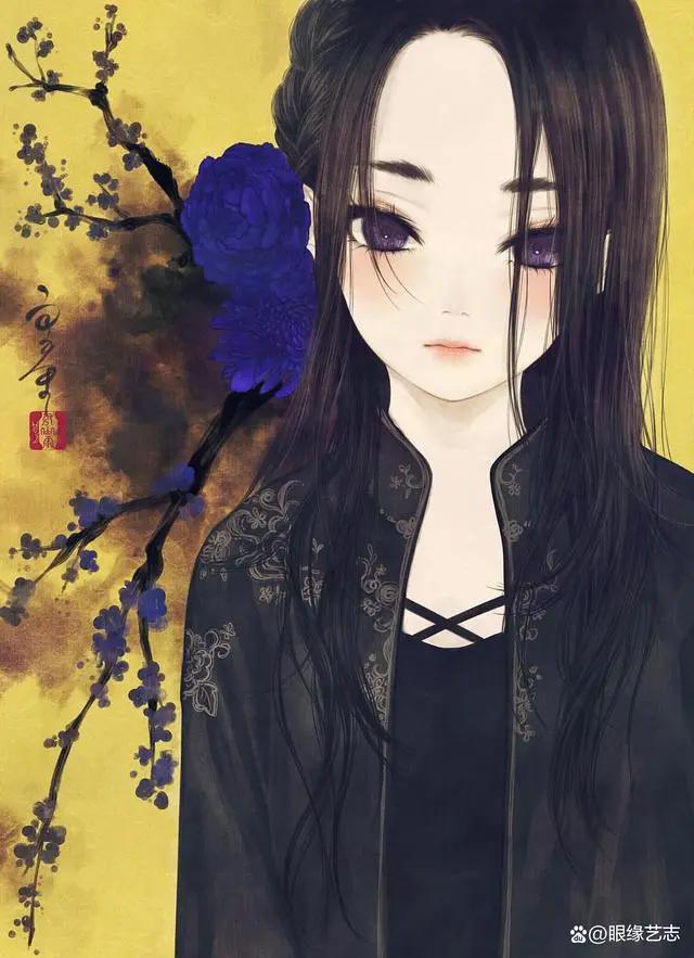 当中国元素碰上日式二次元：日本插画师丑山雨的“次元美人画”