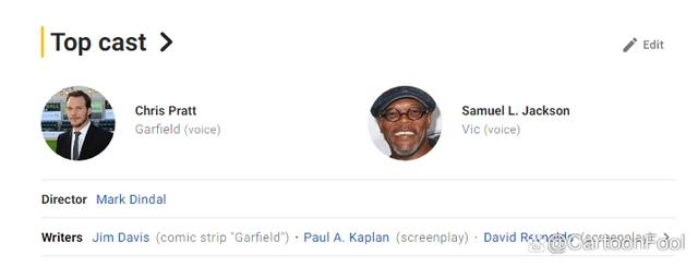 《加菲猫》全新CG动画电影定档2024年，星爵配音加菲猫，你期待吗