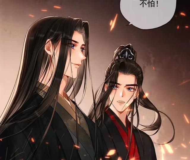 《烈火浇愁》漫画开更，台词还原度很高，就是盛灵渊少女感太重