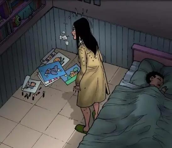 有一双阴阳眼是什么体验？这漫画告诉你，分辨不出虚幻与现实