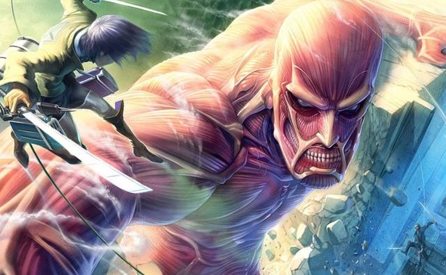 《进击的巨人》第一话埋伏笔，op全是细节，法尔科吃掉艾伦？