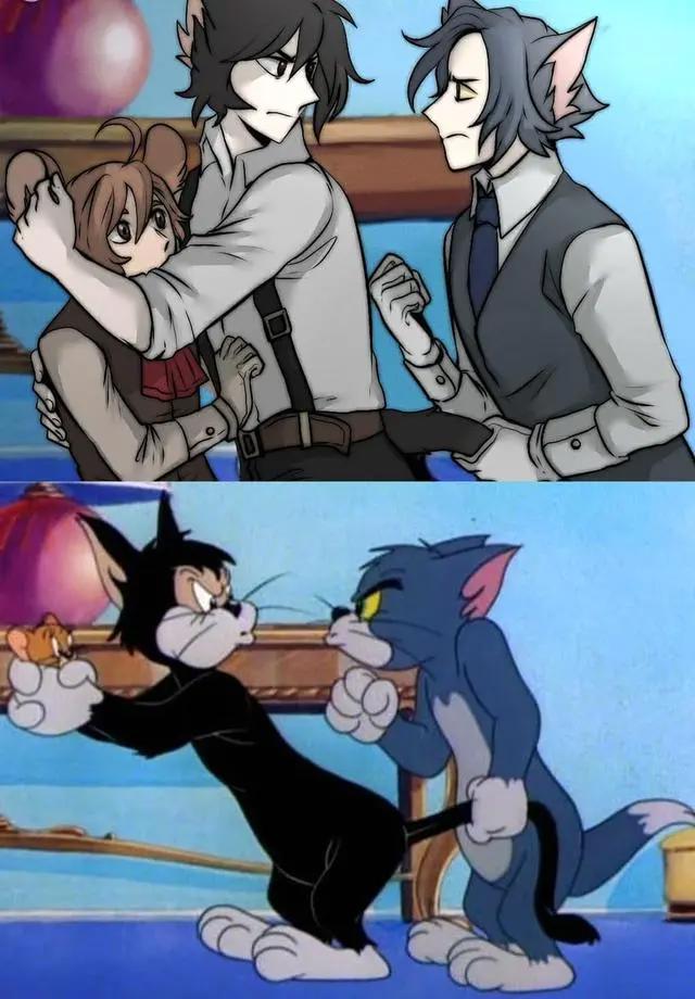 《猫和老鼠》拟人：小杰瑞在装萌，看到泰菲，我才知道什么是可爱