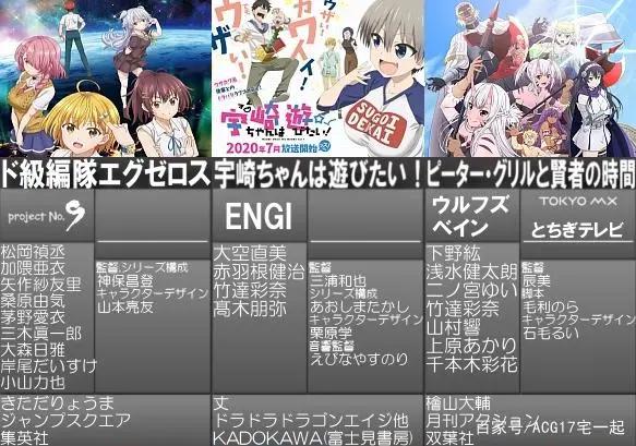众神之战？2020年7月新番表1.0版公开，这些动画能正常播出吗？
