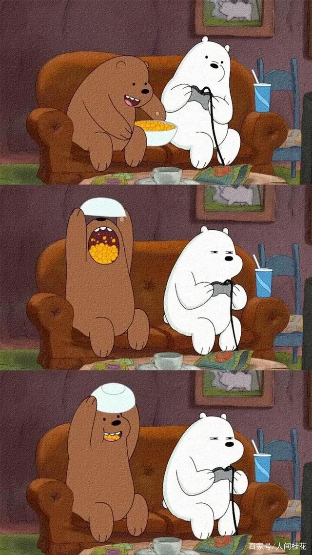 咱们裸熊：胖达，白熊，大大