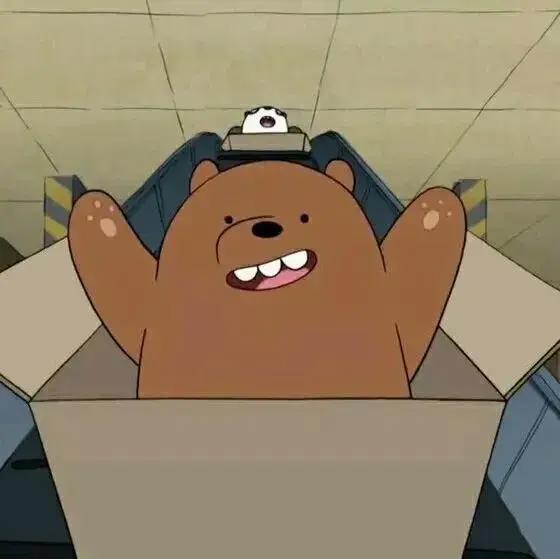 头像壁纸｜咱们裸熊“就算没了全世界，我们还有彼此”