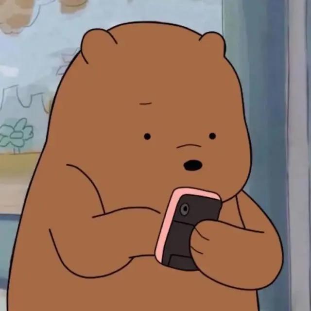 头像壁纸｜咱们裸熊“就算没了全世界，我们还有彼此”