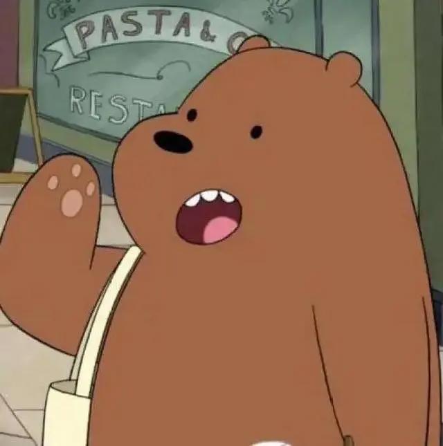 头像壁纸｜咱们裸熊“就算没了全世界，我们还有彼此”