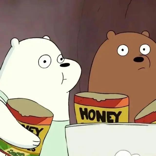 头像壁纸｜咱们裸熊“就算没了全世界，我们还有彼此”