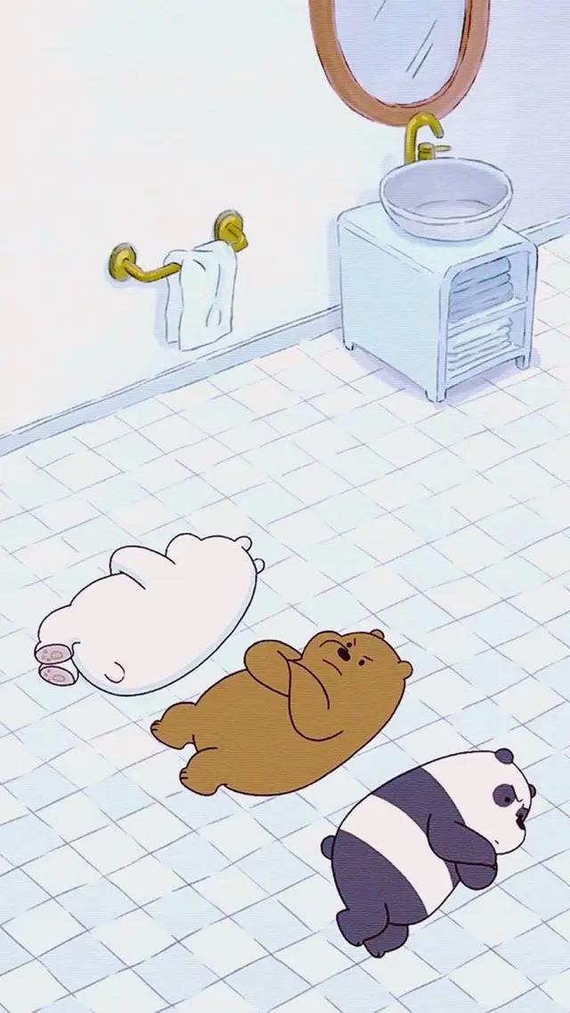 治愈你的心：《咱们裸熊》壁纸大放送，每一张都有个小可爱对你笑