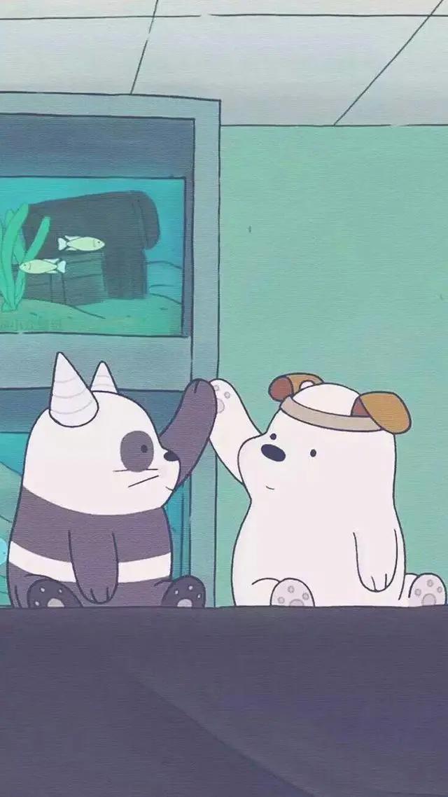 治愈你的心：《咱们裸熊》壁纸大放送，每一张都有个小可爱对你笑