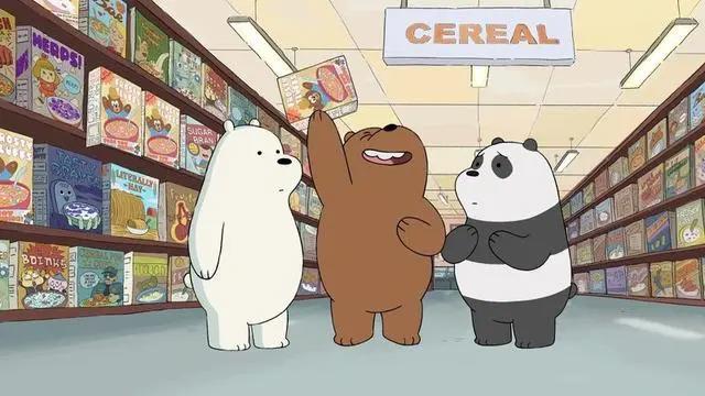 WeBareBears：当年看咱们裸熊的时候，没想到自己会爱上一只熊