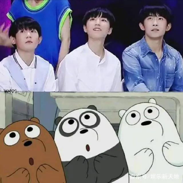 三小只史上最强cos：三个熊孩子简直就是《咱们裸熊》本熊了！