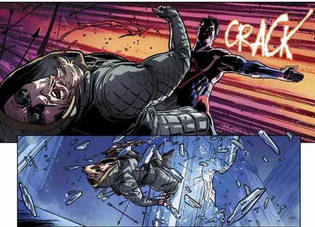 超人黑化打死绿箭侠，打断蝙蝠侠脊柱，却被阿福打晕在地