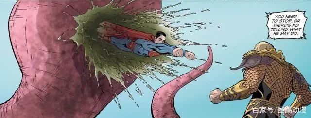 海王叫板DC男一号超人，亚特兰蒂斯七海之怒席卷陆地